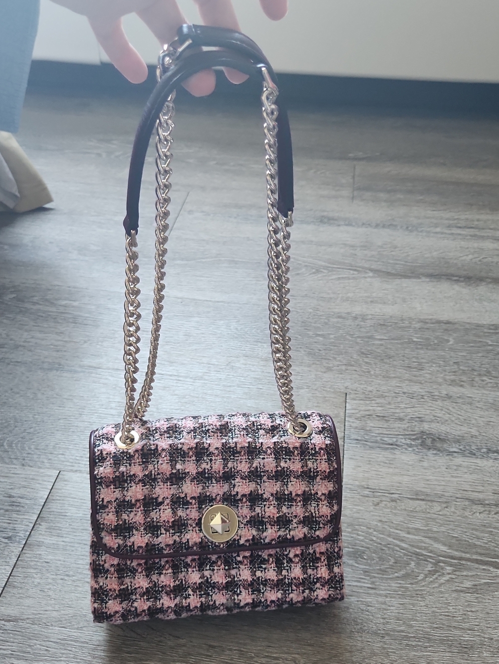 Tweed Kate Spade Crossbody Handbag